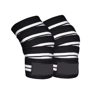 Vendas de Rodilla Profesionales para Sentadillas en Gimnasio, para Levantamiento de Pesas y Powerlifting, con Logotipo Personalizado, Proveedor Mayorista OEM ODM - Product Image 1