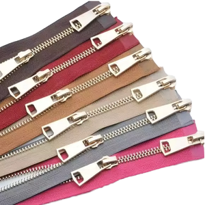 Vente directe d'usine Haute qualité 3 #   5 #   Fermeture éclair métallique à double curseur, ouverture bidirectionnelle, pour manteaux, bagages et sacs - Product Image 1