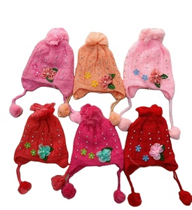 Landfond Accessoire Hiver Femmes Chapeau Haut Jacquard Dinosaure Design Nouveau Style 100% Laine Casual Tricoté Chapeau - Product Image 1