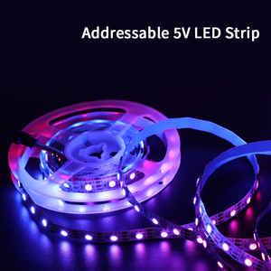 Dải đèn <span class=keywords><strong>LED</strong></span> thông minh Dream <span class=keywords><strong>Color</strong></span> RGB Pixel 5V, dải đèn <span class=keywords><strong>LED</strong></span> dẻo, 60 đèn <span class=keywords><strong>LED</strong></span>/m, tích hợp IC điều khiển, dải đèn <span class=keywords><strong>LED</strong></span> Pixel - Product Image 4