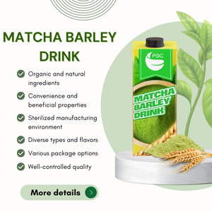 Fabricante vietnamita Cereal Matcha Cebada Bebida Saludable Listo para beber Cereales 225 ml Caja de papel Embalaje Bebida de cereales personalizada - Product Image 3