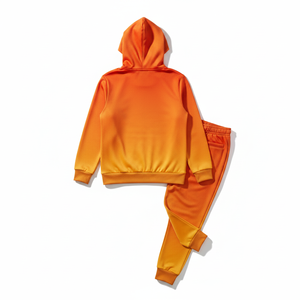 Conjunto Deportivo Casual de Dos Piezas para Hombre, Sudadera con Capucha y Pantalones con Diseño Degradado, Chándal de Algodón Grueso para Correr en Invierno - Product Image 2