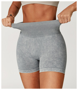 Women Solid Yoga <b>Legging</b> <b>Short</b> High Waist Fitness Quick Drying Cycling Workout Gym <b>Shorts</b> Breathable Mesh Four-Way Stretch - Product Image 3