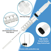 Seringue en plastique jetable de haute qualité 2ml 5ml 10ml Luer Slip stérile pour injection sous vide
