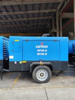 Compresseur d'air Liutech, fabricant de compresseurs d'air Liutech LUY150-13/130-15, compresseur d'air à spirale 140 kW, compresseur mobile pour l'exploitation minière