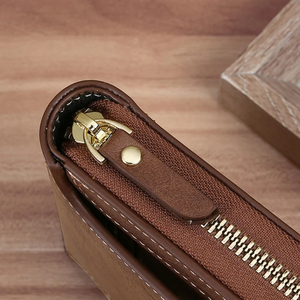 Elegante Cartera de Cuero Genuino Ecológica con Cierre de Botón para Hombre, con Diseño Único - Product Image 6