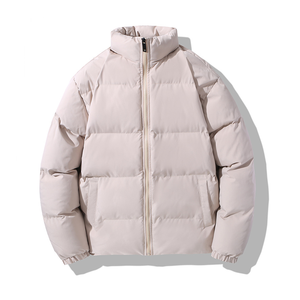 Wholesale Unisex Stand Collar Padded Jacket Multi Color Minimalist Winter <b>Warm</b> Quilted Coat Factory Direct Low Moq Supplier - Product Image 3