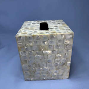 กล่องใส่กระดาษทิชชูแบบฝังมุก รุ่นล่าสุด มีจำหน่ายทั้งแบบเรซิ่นและแบบฝังมุก ในราคาถูกมาก - Product Image 1