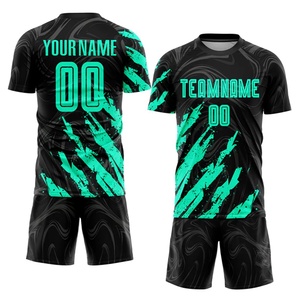 Camiseta de Fútbol Personalizada al por Mayor, 100% Poliéster, Ligera, Transpirable, Cómoda, para Entrenamiento, para Adultos, Nombre del Equipo del Club, Francia - Product Image 2