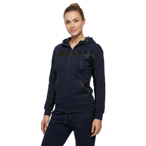 Conjunto Deportivo con Capucha para Hombre, Sudadera con Cierre Completo y Bolsillos Laterales, Pantalones a Juego, Ropa Casual Transpirable para Otoño - Product Image 2