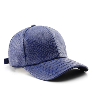 Fashion PU Leather Baseball <b>Cap</b> 6-Panel Adjustable Solid Color Unisex Hat for Casual Wear - Product Image 2