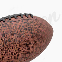 Balón de Fútbol Americano Personalizado de PU/Cuero, Balón de Entrenamiento Deportivo Resistente para Exteriores, Balón de Fútbol Americano al por Mayor con Logotipo Personalizado
