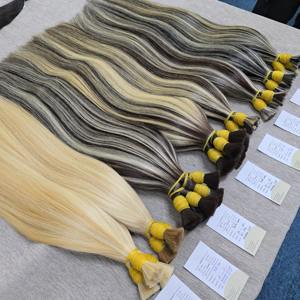 Cheveux humains bruts, non traités, naturels et lisses, de qualité supérieure, vendus en gros, approuvés par les salons et les extensions capillaires de luxe du monde entier. - Product Image 1