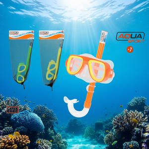 Máscara de Buceo Junior con Snorkel y Bolsa de Red, Juego de 3 Piezas - Product Image 3