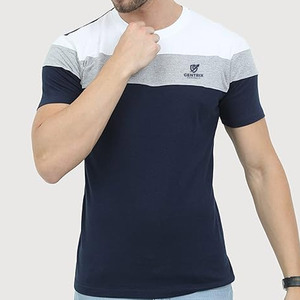 เสื้อยืดคอกลมผู้ชาย ผ้าถัก 100% คอตตอน ทรงปกติ ระบายอากาศได้ดี แห้งเร็ว เป็นมิตรกับสิ่งแวดล้อม รับสกรีนโลโก้ สไตล์ลำลอง - Product Image 1
