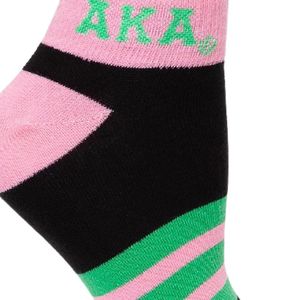 Pink Green Black Color <b>Block</b> Crew Socks Cotton Blend Ankle Socks Casual Sports Socks Soft Comfortable Fashion Footwear For Women - Product Image 2