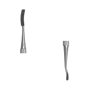 Lime à os chirurgicale professionnelle Miller-Colburn 6,2 mm à extrémité courbée et 4,8 mm à extrémité ronde, outils dentaires, orthopédiques et vétérinaires - Product Image 6
