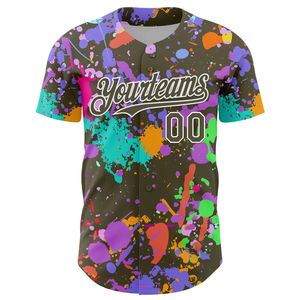 Maillot de baseball personnalisé à boutons, impression par sublimation, uniforme d'équipe, OEM, antibactérien, short à bretelles en T - Product Image 4
