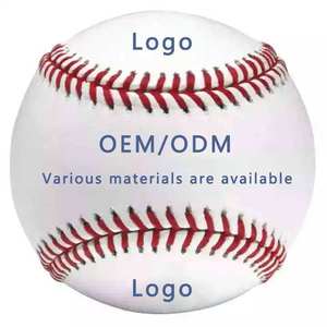 KATBROS INDUSTRIES - Pelota de Béisbol Blanca de Material Compuesto, Costuras Resistentes, para Entrenamiento, para Diestros/Zurdos, 1 Pieza, Personalizada, Sólida - Product Image 4