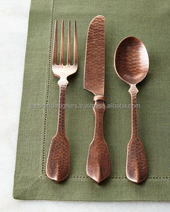 ชุดช้อนส้อมโลหะมีดสลักลายนูนสไตล์วินเทจแนะนำอย่างยิ่งสำหรับปาร์ตี้วันหยุดช้อนสแตนเลสหวานสำหรับเค้กและส้อม - Product Image 5