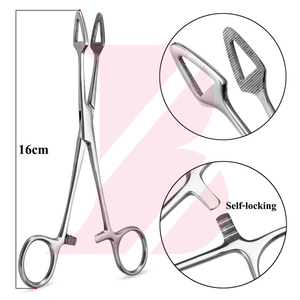 Buen Proveedor, Nuevas Pinzas de Septum Antideslizantes Personalizadas, Alicates Quirúrgicos de Acero Inoxidable para Perforaciones Corporales - Product Image 4
