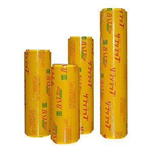 Film alimentaire en PE de qualité alimentaire, écologique, haute brillance, film étirable, film d'emballage alimentaire, rouleau jumbo - Product Image 1