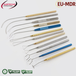 Juego de Instrumentos Quirúrgicos Básicos Surtechs para Cirugía General, Nagahara, Faco Chopper de Doble Extremo GYEE-DS01, Manual, Clase II CE - Product Image 4