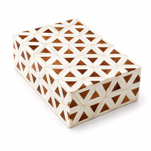 Boîte à mouchoirs décorative en résine bleue et blanche avec couvercle en bois, porte-papier pour la maison, l'hôtel, la salle de bain, boîte à bijoux avec couvercle, cadeau - Product Image 6
