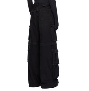<b>Women</b> Oversized Loose Fit Eco-Friendly Cargo Pants Teenagers Young Adults <b>White</b> Woven India Cheap Carpenter <b>Belt</b> Users - Product Image 3