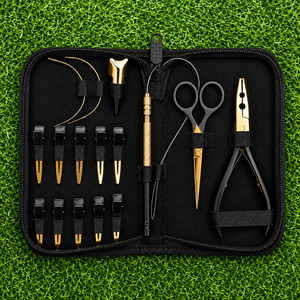 Kit de alicates para extensiones de cabello con herramientas multifuncionales para instalación de microanillos, ajuste de cuentas y extracción de extensiones - Product Image 6