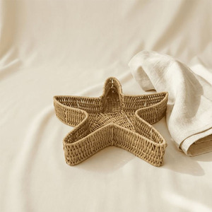 Los Más Vendidos 2026: Bandeja con Forma de Estrella de Mar para Decoración del Hogar, Tazón Ecológico para Frutas, de Ratán, Aceptamos OEM, Venta al por Mayor desde Vietnam - Product Image 1