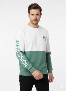 Sweat-shirts pour hommes en coton 100% - Col rond - Sweat-shirts pour hommes tendance à prix bas - Product Image 6