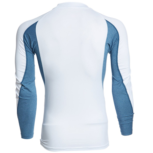 Camiseta Deportiva Cody Luna para Hombre, Manga Larga, Protección UV, Diseño en Bloques de Color Azul y Blanco, Ecológica, de Secado Rápido y Transpirable para Adultos - Product Image 6