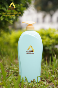 NBT Luxury Custom HDPE 1L Bouteille en plastique bleu clair pour shampooing Gel douche Lotion nettoyante pour le visage et aérosol-Plush Touch Design - Product Image 5