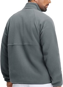 Veste d'extérieur en polaire Sherpa technique pour l'hiver avec fermeture éclair et poches, respirante, grande taille, chaude, pour homme - Product Image 6