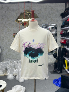 เสื้อยืดกราฟิกโอเวอร์ไซส์สั่งทำพิเศษสำหรับผู้ชาย ผ้าฝ้าย 100% สไตล์สตรีทแวร์ วินเทจ ล้างสีแบบแอซิด พิมพ์ลายเสื้อยืด ผู้ผลิต OEM ODM - Product Image 2