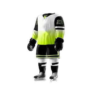 Maillots de hockey sur glace personnalisés en gros pour adultes, haute qualité, 100 % polyester, couleur personnalisée - Product Image 5