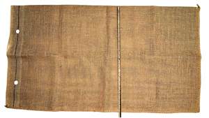 0.771618 lbs pound oz each <b>bag</b> weight 1.0922 meter X 0.5969 meter food grade full bright <b>hessian</b> jute <b>bags</b> with hole pxs 9x9 her - Product Image 3