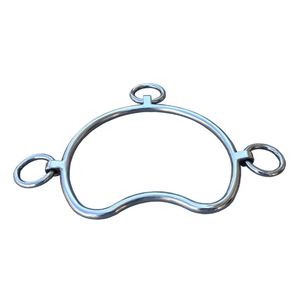 Bocado de acero inoxidable, bocado de aluminio, producto ecuestre, suministros ecuestres, brida de PVC de 5 pulgadas, cabestro negro para caballo, brida roja - Product Image 1