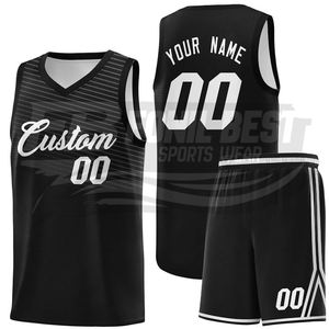 Tenue de Basketball Homme Personnalisable pour Équipe/Club – Col en V, Respirante, Séchage Rapide, 100% Polyester, Faible MOQ, Service OEM - Product Image 3