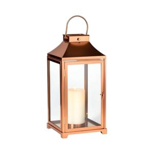 Farol de metal decorativo rústico para centro de mesa e iluminación del hogar, farol de metal tradicional colgante para jardín y patio. - Product Image 2