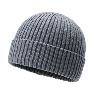 High Quality Customizable 100% Acrylic Beanie <b>Caps</b> for Adults Winter Warm Breathable Waterproof <b>Plain</b> Knitted Adjustable Fit - Product Image 5