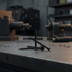 Vis à cloison sèche PDC de 9 pouces, classe 8.8, en acier au carbone/acier inoxydable, filetage standard, pointe de perçage, autoperceuse, tête bombée/à cornet - Product Image 1