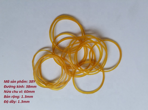 Bandes de caoutchouc naturel multi couleur pour la cravate alimentaire OEM sac emballage bandes de caoutchouc pour l'industrie et la banque - Product Image 3