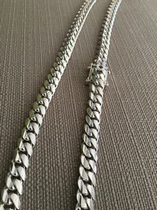 Solid Alloy <b>Silver</b> Plated Rope Chain Necklace IGI Certified Handmade Fashion Jewelry - Product Image 3