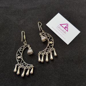 Trendy Hoop Earrings with Pearl and Diamond Accents in Brass Perfect for Wedding Party Anniversary Engagement Gift - Product Image 1