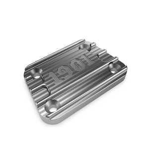 Couvre-culbuteur argenté 1990616 compatible avec moteur CASE IH New Holland 580M 580L 590SM, couronne en aluminium, prix usine - Product Image 1