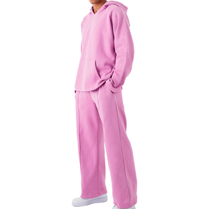 Conjuntos Deportivos de Alta Calidad para Verano y Otoño, Sudadera Holgada, Pantalones Deportivos, Conjuntos de Sudadera con Capucha y Pantalones Deportivos Lisos - Product Image 6