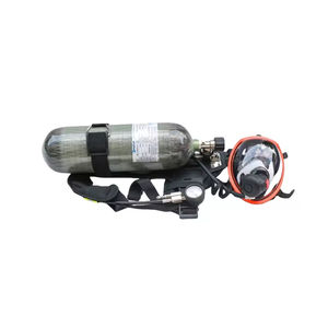 Appareil respiratoire autonome (ARA) homologué EN137 avec masque à gaz en fibre de carbone et alarme sonore - Product Image 1