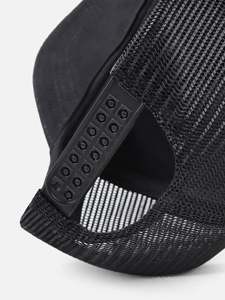 Olive Green Mesh Baseball Cap Adjustable 5-Panel Solid Color Casual <b>Hat</b> for Adults Spring Summer Wear - Product Image 5